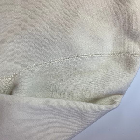 100‎ Thieves Small Embroidered No Camping Szn 2020 White Bone Pullover Hoodie - Picture 6 of 16